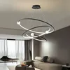 LED Pendelleuchten, Esszimmer Pendellampe,Kreative 3 Ringe Produktbild-Vorschau 2
