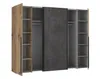 Furniture24 Kleiderschrank Narago NRGS82511 Schrank 270 cm Produktbild-Vorschau 3