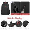 Rucksack, Herren Rucksack mit verstellbaren Schultergurten Produktbild-Vorschau 3