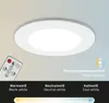 LED vstavané svietidlá sada 3 bielych okrúhlych svietidiel Náhľad obrázku produktu 11