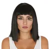 Peluca de Cleopatra, diosa egipcia. Ideal para disfraces de Vista previa de la imagen del producto 7