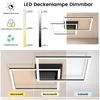 ZMH Lampa sufitowa LED - Ściemniana pilotem Lampa do salonu Podgląd zdjęcia produktu 2