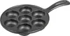Krapfenpfanne Gußeisen 18cm, schwarz (1 Stück) Produktbild-Vorschau 2