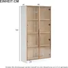 okwish Vitrína s LED osvětlením 2 ks, 16 barev, vitrína se Náhled obrázku produktu 6