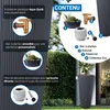 4rain VASO 2in1 DECOR réservoir d’eau de pluie 220 litres Voir les images du produit 4