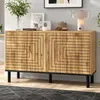 Merax dressoir met 3 deuren met push-open sluiting en een Productafbeelding-voorbeeld 1