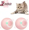 2pc Katzenspielzeug Elektrisches Ball,mit LED Licht, mit Produktbild-Vorschau 1
