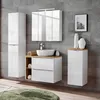 Hängesäule April 1 Tür, Weiß und Holzoptik Produktbild-Vorschau 5
