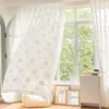 2 Stück Voile Spitze Vorhang,Weiß Produktbild-Vorschau 11