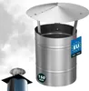 KOTARBAU® Chapeau De Cheminée Inox ø 150 mm Argent Chapeau Voir les images du produit 1