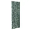 vidaXL Fliegenvorhang Grün und Weiß 90x200 cm Chenille Produktbild-Vorschau 1