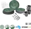 BRUNNER Camping Geschirr Set 4 Personen | Anti-Slip | All Produktbild-Vorschau 2