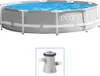 INTEX Prism Frame Premium Swimmingpool-Set 305x76 cm Produktbild-Vorschau 1