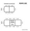 REMO - Esstisch massives Eichenholz 160 x 90 ausziehbar mit Produktbild-Vorschau 7