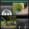 1380W Akku Rasentrimmer mit 2×4.0Ah Akku 18V, 18800 RPM Produktbild-Vorschau 5