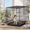 FEANDREA Hundekäfig Faltbar mit Kunststoffschale und Produktbild-Vorschau 8
