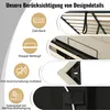 MODFU Čalouněná postel hydraulická 160 x 200 cm s LED Náhled obrázku produktu 8