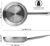ONVAYA® Nerezová panvica 24 cm | Panvica na vyprážanie | Náhľad obrázku produktu 2