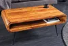 riess-ambiente Massivholz Couchtisch ALPHA 90cm braun Produktbild-Vorschau 2