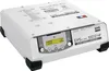 A white battery charger with a digital display and control buttons. Voir les images du produit
