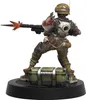 A figurine of a character from the game Borderlands 3, standing on a black base with a green ammo crate. Náhled obrázku produktu