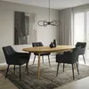 ML-Design Esszimmerstuhl aus Frotteestoff, Schwarz, mit Produktbild-Vorschau 9