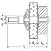 Fischer Metallbefestigung mit Schraubensatz HM 8 x 54 SS 50 Produktbild-Vorschau 5
