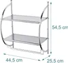 Relaxdays Badregal, Wandregal mit 2 Ablagen, 2 Produktbild-Vorschau 4