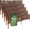 Creative Home Beeteinfassung Weide Weidenzaun 5er Set | 120 Produktbild-Vorschau 1