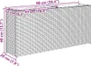vidaXL Podwyższone łóżko z 2 przegrodami czarne 90x20x40 cm Podgląd zdjęcia produktu 7