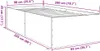 vidaXL Bettgestell Weiß 90x200 cm Holzwerkstoff Produktbild-Vorschau 7