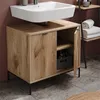 Vanity unit  Vicco Eliza Dub Viking 70 x 63 cm se 2 dveřmi, Náhled obrázku produktu 5
