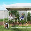 Outsunny Pavillon 5,85 x 2,95m Gartenpavillon, Faltpavillon Produktbild-Vorschau 5