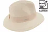 Seeberger knautschbarer Borten-Sommerhut Fedora mit UV-Schutz 30 in beige