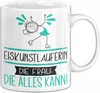 Eiskunstläuferin Geschenk Tasse Becher Die Frau Die Allen Produktbild-Vorschau 1