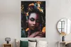 MuchoWow® Poster Frauen - Blumen - Farbe 120x180 cm - Produktbild-Vorschau 4