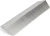 A single stainless steel grill heat shield is shown on a white background. Podgląd zdjęcia produktu
