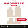 DURBAN Beige Velours-Fußmatten-Set für Mini Cooper R53 Produktbild-Vorschau 17