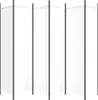 "2024"cloris 6-tlg. Paravent Weiß 300x200 cm Stoff - Produktbild-Vorschau 5