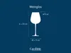 CreaTable, 24586, Swirly transparent, Weinglas 4-tlg, Glas Produktbild-Vorschau 9