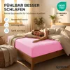 Komfortec 2er Pack Jersey Spannbettlaken 90x200 cm, 100% Produktbild-Vorschau 4