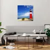 Bilder auf glas - Turm Leuchtturm Ozean Ufer - 60x60cm - Produktbild-Vorschau 6