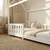 Kinderbett 90x200 mit Rausfallschutz und Lattenrost, Produktbild-Vorschau 6