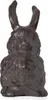 Figurine de décoration lapin en fonte brune look antique - Voir les images du produit 5