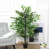 Outsunny Kunstpflanze Kunstbaum Banyan Baum Innendekoration Produktbild-Vorschau 2