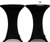 2 x Tischhusse für Stehtisch Stretchhusse Ø60 cm schwarz Produktbild-Vorschau 2