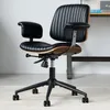 Fauteuil de bureau de style milieu du siècle, en similicuir Voir les images du produit 2