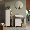 Mobiletto bagno Vicco Karen Sonoma/Bianco 50 x 128 cm con Anteprima dell’immagine prodotto 4