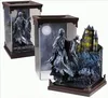 Two Harry Potter Dementor dioramas are displayed against a white background. The diorama on the right features a Dementor figure in front of a castle and a moonlit sky. The diorama on the left is partially visible and shows a Dementor figure with the word  Náhľad obrázku produktu