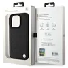 Hülle iPhone 16 Pro Max BMW Echtleder schwarz Logo Metall Produktbild-Vorschau 8